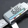 Califórnias digitais de 150mm de 6 polegadas de aço inoxidável digital eletrônico digital de calibrador de metal Micrômetro Micrômetro de Metal Caliper 210810