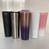 Tazze da caffè Starbucks in acciaio inossidabile Lavanda Thermos Cup Couple Designer Boccetta sottovuoto portatile