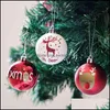 Décorations de Noël Festive Party Fournitures Accueil Jardin Valery Madelyn 9pcs 6cm Ballons Ornements Ornements Arbre de Noël Pendentifs Bauble Pendentifs pour Yea