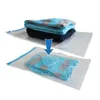 1 pc Clothes Compression Storage Bags Hand Rolling Clothing Plastic Vacuum Packing Sacks Travel Space Saver Bags for Luggage