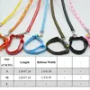 Dog Collars & Leashes Nylon Harness And Pet Leash With Bell For Small Medium Cat Collar Applique Chain Rope Dot/Bone/ Print Strap