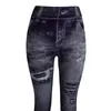 Jeans pour femmes femmes pour femmes maman taille haute femme élastique Stretch femme Denim lavé Skinny Hip-up crayon pantalon