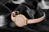 Ladies Fashion Quartz Watch Women Leather Casual Dress Women's Watch Gold Crystal reloje mujer montre femme 210517