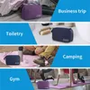 Nxy Cosmetic Bags Waterproof Hanging Dopp Kit Shaving Organizer Toiletry Compact Portable Gym Shower Bathroom Storage 220303