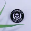 Pins, broscher Fiend Club Lyda Misfits Punk Skull Rock Brosch Pins Enamel Metal Badges Lapel Pin Jeans Fashion Smycken Tillbehör