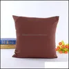 Bedding Supplies Textiles & Gardenbrief Style Pillow Case 45*45Cm Solid Color Home Decorative Polyester 10 Colors Drop Delivery 2021 Z0W1H