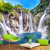 3D-muurschildering behang waterval houten brug landschap woonkamer slaapkamer keuken decoratie muur papier op maat Mooie wallpapers