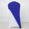 Capuchon de chaise en spandex lycra Stretch Stretch pour cover d'événement de banquet Décoration Couvoirs à arc à la ceinture de mariage élastique