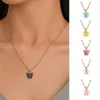 Hanger kettingen vlinder 2022 geboren jaar ketting sieraden torques sleutelbeen onzichtbare vrouw