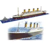 1860 pz RMS Titanic Cruise Ship Ship Boat FAI DA TE Diamon Dassemblage Building Blocks Mini Micro Mattoni Bambini educativi Giocattoli per bambini Giocattoli X0902