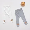 Herbst Winter Neugeborenen Baby Strumpfhosen Nette Cartoon Bär Druck Kleinkind Mädchen Strumpfhosen Kinder Strumpf Für Kinder Kleidung 0-24M 210413