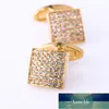 KFLK Jewelry french shirt cufflink for mens designer Brand Cuffs link Button Gold High Quality Luxury Wedding male guests