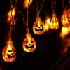 led halloween decoratie string lichten afstandsbediening batterij pompoen spider bat ghosts combinatie lantaarns Ghost festival