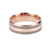 Luxury Design Enamel Filled Wedding Rings for Men Women Wedding Ring Bands Titanium Stainless Steel For Female Women Gift Size 4-11