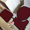 클래식 화장실 시트 커버 화이트 편지 인쇄 욕실 카펫 흡수성 비 슬립 도어 랏 패션 간단한 U 모양의 패드