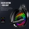 Светодиозные игровые наушники 4D стерео RGB Marquee гарнитура с микрофоном для PS4 Xbox One / ноутбук / компьютерные планшеты Gamer наушники зажигают A20