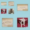 Naszyjniki z koralikami wisiorki biżuteria 9-10 mm białe morze południowe naturalny naszyjnik perłowy 18 cali s925 sier zapięcie 3365 Dostawa 2021 ajic2