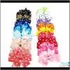 20 Colori 8 Cm Nastro Archi Dot Ragazze Forcine Colorate Bambini Clip Boutique Bowknots Hju9G 5Oxlp