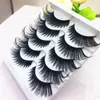 False Eyelashes 5PairsSet Charming Black Exaggerated Thick Long Eye Lashes Daily Party Makeup Extension Tools Whole3807022