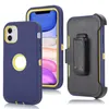 Case di telefono classico della fondina di difesa per iPhone 14 pro max 13 12 11 xr 7 8 più xsmax 3 in 1 difensore robot con vetro temperato 2x 66655647