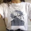 Novo Ahegao Harajuku Graphic Camiseta Mulheres Minha Herói Academia Anime Senpai T-shirt Hentai Himiko Tufo Tshirt Top gráfico Tee Feminino X0628