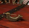 Çin Vintage Asma Kilit Balık Şekli Kilit Dizüstü Bagaj Anahtar Bavul Kilitleri Ile Antika Asma Kilit