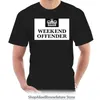 Koszulki męskie T shirt Weekend Offender Black White Tshirt Oddychający Tee 5019Y