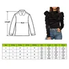 Women's Ladies Fashion Satin Tops Bow Neck Long Puff Sleeve Outwear Shirt Blouse Elegant Pleated Solid Soft Clothes Blouses & Shirts