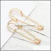 Boucles D'Oreilles Bijoux Creative Pin Forme Femmes Personnalisé Simple Broche Boucle D'oreille De Sécurité Pour La Mode Féminine En Bk Drop Delivery 2021 Gzjoq