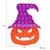 22CM Halloween images push bubble popper puzzle board fidget finger toys large big size rainbow pumpkin carecrow ghost witch cartoon puzzles G85BOP8