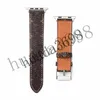 Cinturini per orologi di design di lusso Cinturino per orologi 41mm 42mm 38mm 40mm 44mm 45mm 49mm iwatch 2 3 4 5 6 7 8 cinturini per cinturini in pelle Bracciale Fashion SmartBand