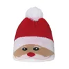 noël Sequin Santa Tricoté Chapeau Hiver Chaud Gland Boule Longue Écharpe Dessin Animé Renne Garçons Filles cap LLD10620