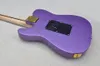 Factory custom Metallic purple body Electric Guitar with Gold hardware,Maple neck,Provide customized services
