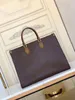Women Genuine Leather Onthego Handbags Luxurys Designers Bags High Quality Printed Handbag Fashion Shoulder Bag Wallet251w