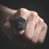 Кластерные кольца мужские кольцо черно -хала