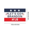 Outdoor-FJB-Flaggen, stilvolle Let's Go Brandon-Banner, verschleißfeste Outdoor-Banner, 4 Stile, Polyestermaterial mit lebendigen Farben, RRE11788