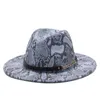fedora hat with chain