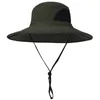 Açık Hava Şapkaları Güneş Şapkası Yaz Kapağı Geniş Brim UV Kampı Kamp Balıkçılık Yürüyüşü Dağcılığı için Koruma