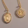 Pendant Necklaces Christian Catholic Virgin Mary Religious Accessories Fashion Necklace