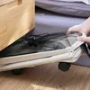Katlanabilir Depolama Sepeti Tekerlekli Caster Çamaşırları Katlanabilir Büyük Sepet Varil Kirli Giysi Çanta Organizasyonu 210609
