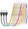 USB Power COB LED Strip Light 320 LED-lampor Hög densitet FOBCOB Flexibel LED-tejp RA90 DC 5V LED-band Dimbar Linjär lampa