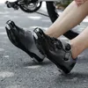 Chaussures de cyclisme GTHMB chaussures de vélo de haute qualité professionnelles auto-verrouillage Non-SLP course vélo de route Ultra léger baskets hommes