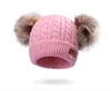 10 Styles New Winter Hats Boys Girls Knitted Beanies Thick Baby Cute Hair Ball Cap Infant Toddler Warm Caps Boy Girl Pom Poms Hat RRE10841