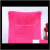 Soft Candy Color Plush Throw Cover Faux Fur Pillowcases For Car Sofa Cushion Bedroom Living Room Pillow Case 15 Colors Fnvx2 Qxheu