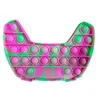 Tiktok Vogue Tie Dye Pads Juguetes Push Bubble Bubbles Pers Board Pad Camuflaje Gamepad Sensory Squeeze Stress Balls TDAH Necesidades especiales G473JZX5073028