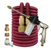 Watering Equipments High-Quality Thickening Garden Hose Metal Water Gun Expandable High Pressure Car Washer Magic Flexible Hoses