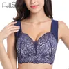 Fallsweet Wire Free Lace Bras for Women PlusサイズのベストランジェリーThin Cup Brassiere eveyday Wear 210623