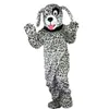 Costume de mascotte de chien dalmatien noir et blanc professionnel Halloween Noël déguisement de personnage de dessin animé costume carnaval unisexe adultes tenue