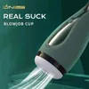 UNIMAT Real Air Sucking Male Masturbator Deep Throat Vibration Automatic Suction Adult Oral Sex Toys for Men Vacuum Blowjob Cup