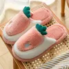 Winter Cute Cartoon Slippers Female Adult Plush Home Indoor Warm Plus Velvet Couple Cotton